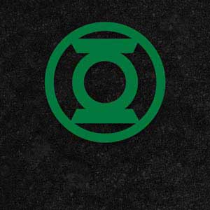 DC Comics Green Lantern Logo Black Background Xbox 360 (Includes HDD) Skin